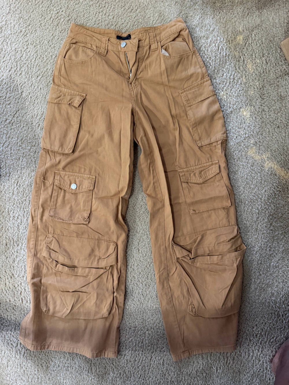 Forever 21 Cargo Pants in Light Brown